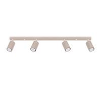 Luminosa Lighting Luminosa Karbon Ceiling Spotlight Bar Taupe 4X Gu10