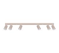 Luminosa Lighting Luminosa Karbon Ceiling Spotlight Bar Taupe 6X Gu10