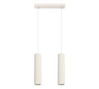 Luminosa Lighting Luminosa Karbon Minimalist Bar Pendant 2 Light Beige