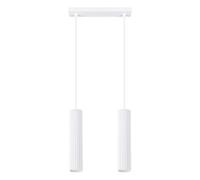 Luminosa Lighting Luminosa Karbon Minimalist Bar Pendant 2 Light White