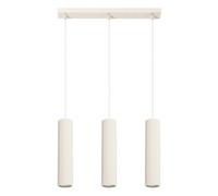 Luminosa Lighting Luminosa Karbon Minimalist Bar Pendant 3 Light Beige