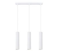 Luminosa Lighting Luminosa Karbon Minimalist Bar Pendant 3 Light White