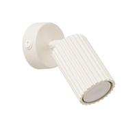 Wall lamp KARBON beige with a switch