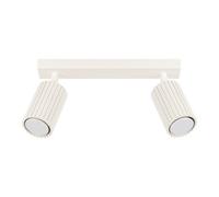 Luminosa Lighting Luminosa Karbon Minimalist Twin Ceiling Lamp 2 Beige