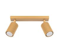 Luminosa Lighting Luminosa Karbon Minimalist Twin Ceiling Lamp 2 Gold