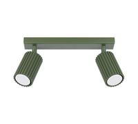 Luminosa Lighting Luminosa Karbon Minimalist Twin Ceiling Lamp 2 Olive Green