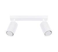 Luminosa Lighting Luminosa Karbon Minimalist Twin Ceiling Lamp 2 White