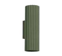 Luminosa Lighting Luminosa Karbon Minimalist Up Down Wall Lamp 20Cm Olive Green