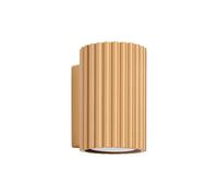 Luminosa Lighting Luminosa Karbon Minimalist Wall Down Lamp 10Cm Gold