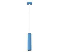 Luminosa Lighting Luminosa Karbon Slim Pendant Ceiling Light Blue 1X Gu10
