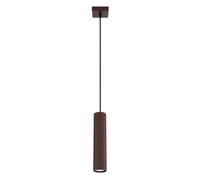 Luminosa Lighting Luminosa Karbon Slim Pendant Ceiling Light Brown 1X Gu10