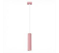 Luminosa Lighting Luminosa Karbon Slim Pendant Ceiling Light Pink 1X Gu10