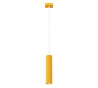 Luminosa Lighting Luminosa Karbon Slim Pendant Ceiling Light Yellow 1X Gu10