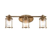 Kichler Ashland Bay 3 Light Wall Light - Natural Brass