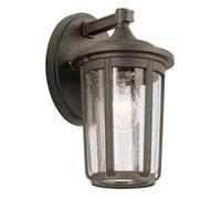 Quintiesse Fairfield Small Outdoor Lantern Wall Light - Old Bronze