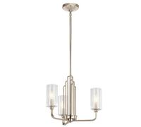 Kichler Kimrose Multi Arm Pendant Ceiling Light Polished Nickel Netlighting Grey One Size