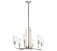 Luminosa Lighting Luminosa Kichler Kimrose Multi Arm Pendant Ceiling Light Polished Nickel