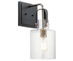 Luminosa Lighting Luminosa Kichler Kitner Dome Wall Lamp Polished Nickel