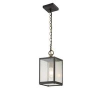 Luminosa Lighting Luminosa Kichler Lahden Outdoor Pendant Ceiling Light Weathered Zinc, Ip44