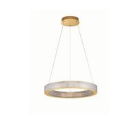 Luminosa Lighting Luminosa Kinara Integrated Led Pendant Ceiling Light Platinum Gold Triac Dimmable Led 70W 5286Lm 3000K