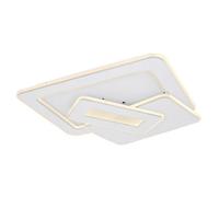 Luminosa Lighting Luminosa Kique Integrated Led Semi Flush Ceiling Light White Led Dimmable 3000-6500K Remote Control Tuya Smart