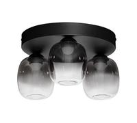 Luminosa Lighting Luminosa Kita Shade Cluster Ceiling Light Smokey, Sandy Black Triac Dimmable Led 16W 1469Lm 3000K