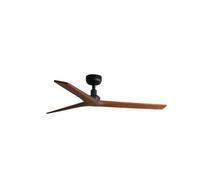 Luminosa Lighting Luminosa Klim Medium Black, Walnut Dc Ceiling Fan 6 Speed