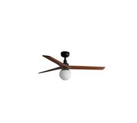 DC Ceiling Fan Klim M Black-Walnut with Light & Remote