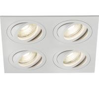 Luminosa Lighting Luminosa Knightsbridge Ambar Quad Tilt Square Downlight White - Ama4Tsw