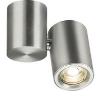 Knightsbridge Dee Single Surface Adjustable Brushed Chrome Spotlight