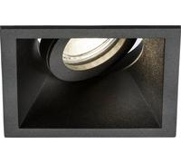 Knightsbridge DIB1TSB Dipa Single Tilt Square Anti-Glare Downlight Black