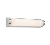 Luminosa Lighting Luminosa Kobe Wall Light - 350mm Chrome With Opal White Polycarbonate Diffuser 8W Led 650Lm 3000K Ip44