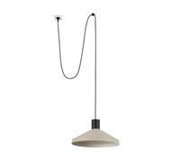Faro Kombo Beige Dome Pendant Lamp Ã400 With Plug 2700K