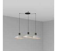 Netlighting Kombo Grey Cluster Drop Dome Pendant Lamp Ø400 3L in Black Netlighting Black