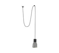 Luminosa Lighting Luminosa Kombo Grey Dome Pendant Lamp 120 With Plug