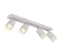 Luminosa Lighting Luminosa Korben Ceiling Spotlight Bar White Matt 4X Gu10