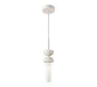 Luminosa Lighting Luminosa Kyoto Modern Slim Pendant Ceiling Light White 1Xg9