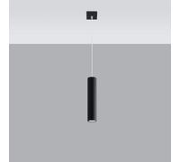 Luminosa Lighting Luminosa Lagos 1 Light Ceiling Pendant Black, Gu10