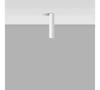 Luminosa Lighting Luminosa Lagos 1 Light Surface Mounted Downlight White, Gu10