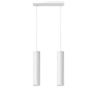 Luminosa Lighting Luminosa Lagos 2 Light Staight Bar Drop Pendant White, Gu10