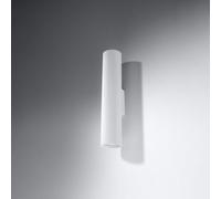 Luminosa Lighting Luminosa Lagos 2 Light Up Down Flush Wall Light White, Gu10