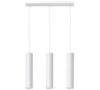 Luminosa Lighting Luminosa Lagos 3 Light Staight Bar Drop Pendant White, Gu10