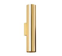 Luminosa Lighting Luminosa Lagos Modern Up & Down Wall Lamp Polished Gold 2X Gu10