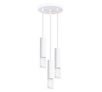 Luminosa Lighting Luminosa Lami Cluster Pendant Ceiling Light White 3X Gu10