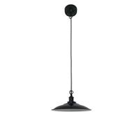 Luminosa Lighting Luminosa Lang 1 Light Dome Ceiling Pendant White, Black, E27