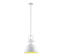 Luminosa Lighting Luminosa Laredo Industrial, Retro 1 Light Dome Pendant Ceiling Light, E27