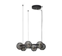 Luminosa Lighting Luminosa Las 63Cm Globe Pendant Ceiling Light Sandy Black, Gold, Grey Triac Dimmable Led 60W 3000Lm 3000K
