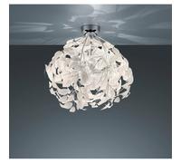 Luminosa Lighting Luminosa Leavy Modern Semi Flush Ceiling Light Chrome