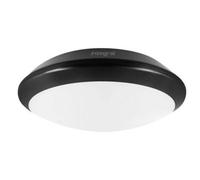 Luminosa Lighting Luminosa Led Flush Ceiling Light Bulkhead 24W 4000K 2500Lm Ik10 Matt Black Ip66