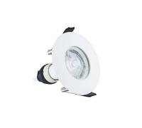 Luminosa Lighting Luminosa Led Ip65 Fir Downlight Recessed Spotlight Gu10 Holder Matt White Ip65